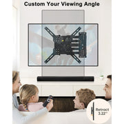 FORGING MOUNT HY9281-B Long Arm TV Wall Mount with 40.75 Inch Extension