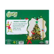 Mr. Christmas Grinch Sleigh Animated Christmas Tree Topper, 21.75 in, Green