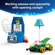 LEGO Disney Pixar Toy Story Celebration Train and RC Car Building Set, 206 Pieces, Ages 4+, Includes Woody Jessie Bo Peep Buzz Lightyear, Model 43264