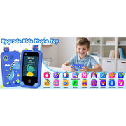 Wuszhor Xa35 Kids Smart Phone, Educational Learning Toy with Touchscreen, Dual HD Cameras, 8GB SD Card