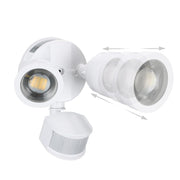 25W LED Security Light Outdoor Motion Sensor 5000K White