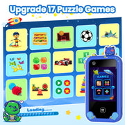 Wuszhor Xa35 Kids Smart Phone, Educational Learning Toy with Touchscreen, Dual HD Cameras, 8GB SD Card