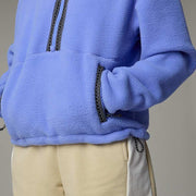 The North Face Fleeski Quarter-Zip Pullover for Ladies - Peak Purple 3D Summit Mesh Print - L