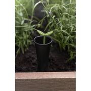 Keter Mobile Garden Planter, Ashwood Resin, Rectangle, 17.5 in W x 43.2 in D x 31 in H, 13.56 cu ft Capacity, Mobile with Wheels, UV and Rust Resistant, 270922