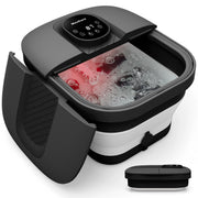 MaxKare Collapsible Foot Spa Bath Massager with Heat, Black