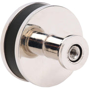 Signature Hardware Lazzara Leather Mushroom Cabinet Knob, 1-1/2 Inch, Champagne Bronze Finish, Zinc Base, 954062-112