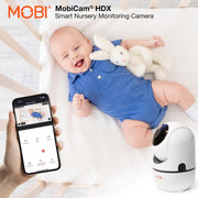 MobiCam HDX Indoor Security Camera, Wi-Fi Pan & Tilt, 1080p HD, Night Vision, Two-Way Audio, Motion Detection, Cloud & SD Storage, 2-Pack, 70197