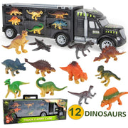 JBee Ctrl Dinosaur Truck Toys with 12 Mini Dino for Kids 3-5 Dinosaur Toys for Kids