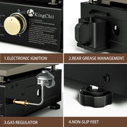 KingChii KC1995D2 Portable 2-Burner 19
