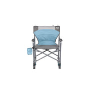 Timber Ridge DC-0013 Mulberry Bounce Camping Chair, Blue and Gray, Adult Use, 22lbs