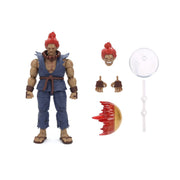 Jada Toys Akuma Street Fighter II 1/12 Scale 6-Inch Action Figure with Interchangeable Parts, Multicolor, 36717
