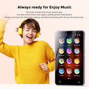 Innioasis MP3 Player with 160GB Storage, Bluetooth, Dual-Band WiFi, 4-Inch Touchscreen, Parental Controls, Purple, S4