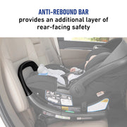 Graco SnugRide SnugFit Infant Car Seat Base with Anti-Rebound Bar, SnugLock Technology, Adjustable 5-Position Recline, Black, 2120612