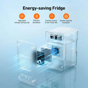 AstroAI AAFR06AWH-US Compact Refrigerator, 6L Capacity, Personal Cooler One Door, White