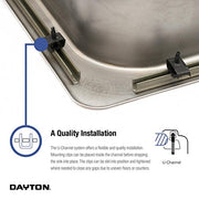 Elkay DE217323 Dayton Elite Drop-In Stainless Steel 32 in. 3-Hole Double Bowl Kitchen Sink