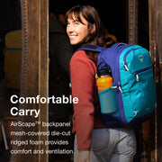 Osprey Daylite Expandable Travel Backpack, 26L+6L Capacity, Tumbleweed Yellow/Tunnel Vision, One Size, 10006132