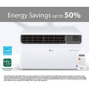 LG LW2422IVSM 23,500 BTU 1,440 Sq. ft. Dual Inverter Smart Window Air Conditioner, White