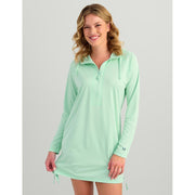 HUK Women's Pursuit Coverup Dress, Performance Fishing Dress with UPF 50+ Sun Protection, Seafoam Mist, Large, H6120119