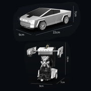 TSL 1:18 Electric RC Cyber Pickup Transforming Robot Car with LED Lights, Rechargeable Battery, 2.4GHz Remote Control