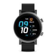 Mobvoi TicWatch E3 Smartwatch, Qualcomm Snapdragon Wear 4100, Health Monitor, Fitness Tracker, GPS, NFC, IP68 Waterproof, Black, WH12068