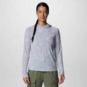 Columbia PFG Uncharted Long-Sleeve Hoodie for Ladies - Nimbus Grey Swamplands - XS