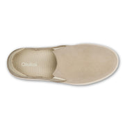 OluKai Pehuea Luxe Women's Suede Slip-On Sneakers, Soft Premium Materials, Drop-In Heel, Arch Support, Wet Grip Rubber Sole, Tapa, 8.5