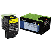 Lexmark LEX70C1XY0 70C1XY0 LEX-701XY Extra High-Yield Toner