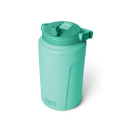 YETI Silo Half Gallon Sports Water Bottle, PermaFrost Insulated, Leakproof MagSlider Straw Cap, Seafoam, Lightweight with Fence Hook Handle, 21071507181