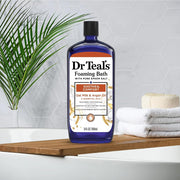 Dr Teal's Soothe & Comfort Foaming Bath with Pure Epsom Salt, Oat Milk, Argan Oil, 34 fl oz