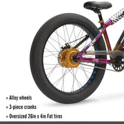 Hyper Bicycles HYP-E26-1501 Jet Fuel BMX Ebike 26in 36v