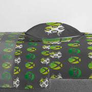 Xbox 3-Piece Twin Sheet Set, Vibrant Xbox Theme, Microfiber, Black, Child Bedding, JF24179WMCD