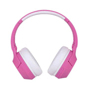 Altec Lansing Kids Wireless Bluetooth Over-Ear Headphones with Active Noise Cancelling, 85dB Volume Limit, Find My Locator, 50-Hour Battery, Foldable Design, Pink White