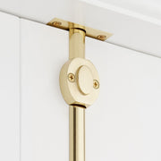 Signature Hardware Odette 72 Inch Tall Window Cremone Security Bolt, Polished Nickel, Solid Brass