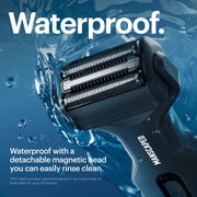 MANSCAPED The Chairman Plus Precision Pack, Men's Electric Foil Face Shaver with SkinSafe Three-Blade Foil, FlexAdjust Technology, Precision Trimmer, Waterproof, Rechargeable, Power Shave Gel Included