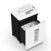 QUIETLEMON Heavy Duty Paper Shredder, 150-Sheet Auto Feed, P5 Micro-Cut Security, 5.3-Gallon Bin, Shreds Paper, Credit Cards, CDs, Staples, Clips