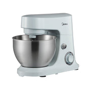 Midea MKM30130BPW 5-Quart Stand Mixer, 300W Motor, 6 Speeds, Tilt-Back Head, Stainless Steel Bowl, Blue