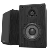 Lonpoo Passive Bookshelf Speaker, 75W x 2, Classic Wooden Near Field Monitor, 4