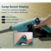 Tineco VS1D0100US GO Pet Cordless Stick Vacuum with ZeroTangle Brush Technology, Teal