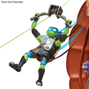 Playmates Toys Tales of the Teenage Mutant Ninja Turtles Pet Turtle Playset, Transforming 18-Inch Training Arena, Multicolor