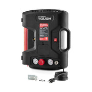 Hyper Tough Wall-Mount Air Compressor, 0.6-Gallon, 1.0 HP, 150 PSI, Oil-Free Pump, Quick Connect Coupler, Built-In Pressure Gauge, Adjustable Regulator, VACW1002BGMG