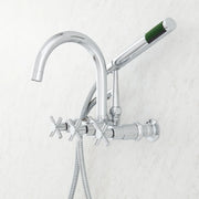 Signature Hardware HL-621T-CH-U Sebastian Wall Mounted Tub Filler Faucet with 2