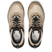 KEEN Hightrail Mid Waterproof Hiking Boots, Leather, Brindle/Oak Buff, Men's Size 11.5, Lightweight Breathable Durable