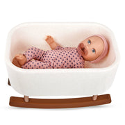 LullaBaby LBY7666 14-inch Baby Doll & Rocking Bassinet Accessory Set