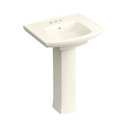 Kohler R6375-96 Elliston 29-in H Biscuit Vitreous China Pedestal Sink Base