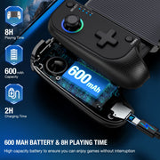 Beboncool MC100 Wireless Gamepad Controller with Hall Effect Joysticks, Bluetooth, Dual Vibration, RGB Lighting