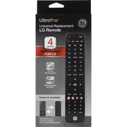 General Electric 57818 4-Device LG Direct Replacement Universal TV Remote Control in Black