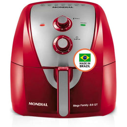 Mondial Air Fryer 8.6 Quart Extra-Large Air Fryer, Red - Programmable