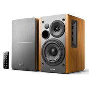 Edifier R1280DB WOOD Powered Bluetooth Bookshelf Speakers - Optical Input - Wireless Studio Monitors - 4 Inch Near Field Speaker - 42w RMS - Wood Grain