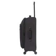 Protege PG-2024-3PCBLK Black 3-Piece Softside Luggage Travel Set, 24