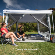 Ozark Trail W2027 7-Person 2-in-1 Screen House Connect Tent with 2 Doors, Canopy Sold Separately